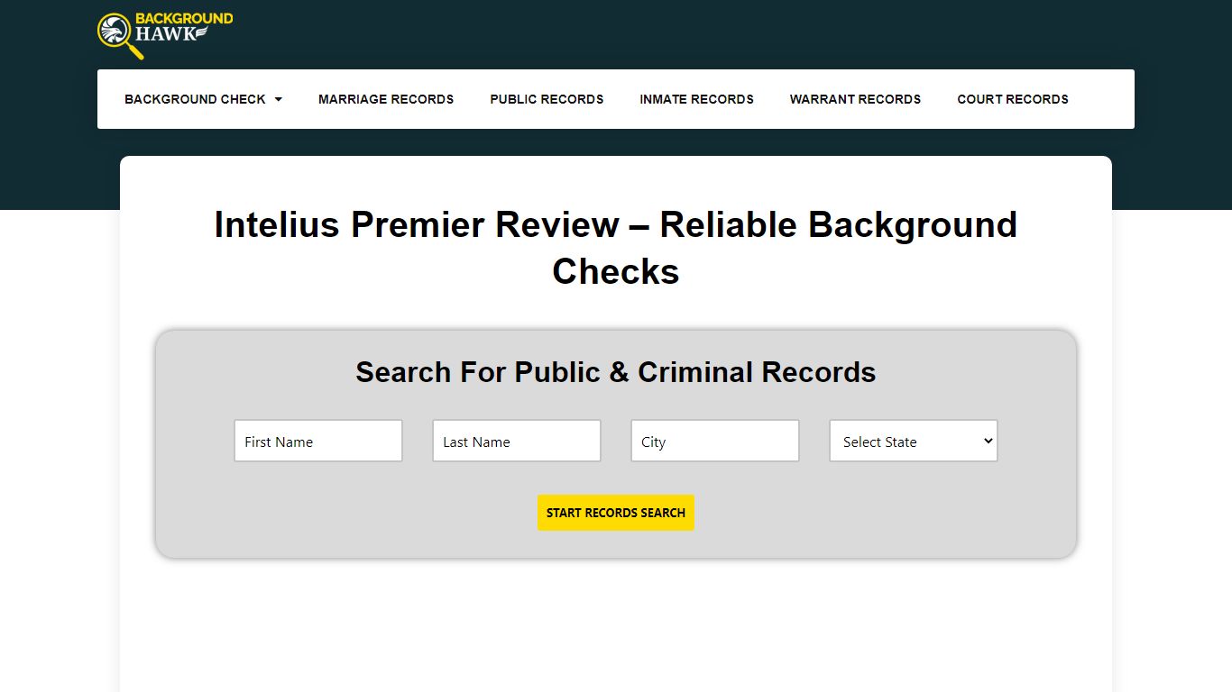 Intelius Premier Review - Reliable Background Checks